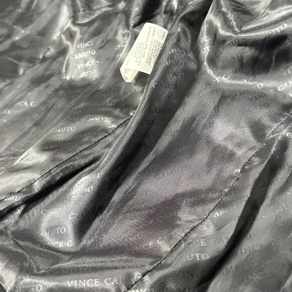 NWT - Vince Camuto Wing-Collar Double-Breasted‎ Coat Black Size M Women's NEW - Picture 8 of 12